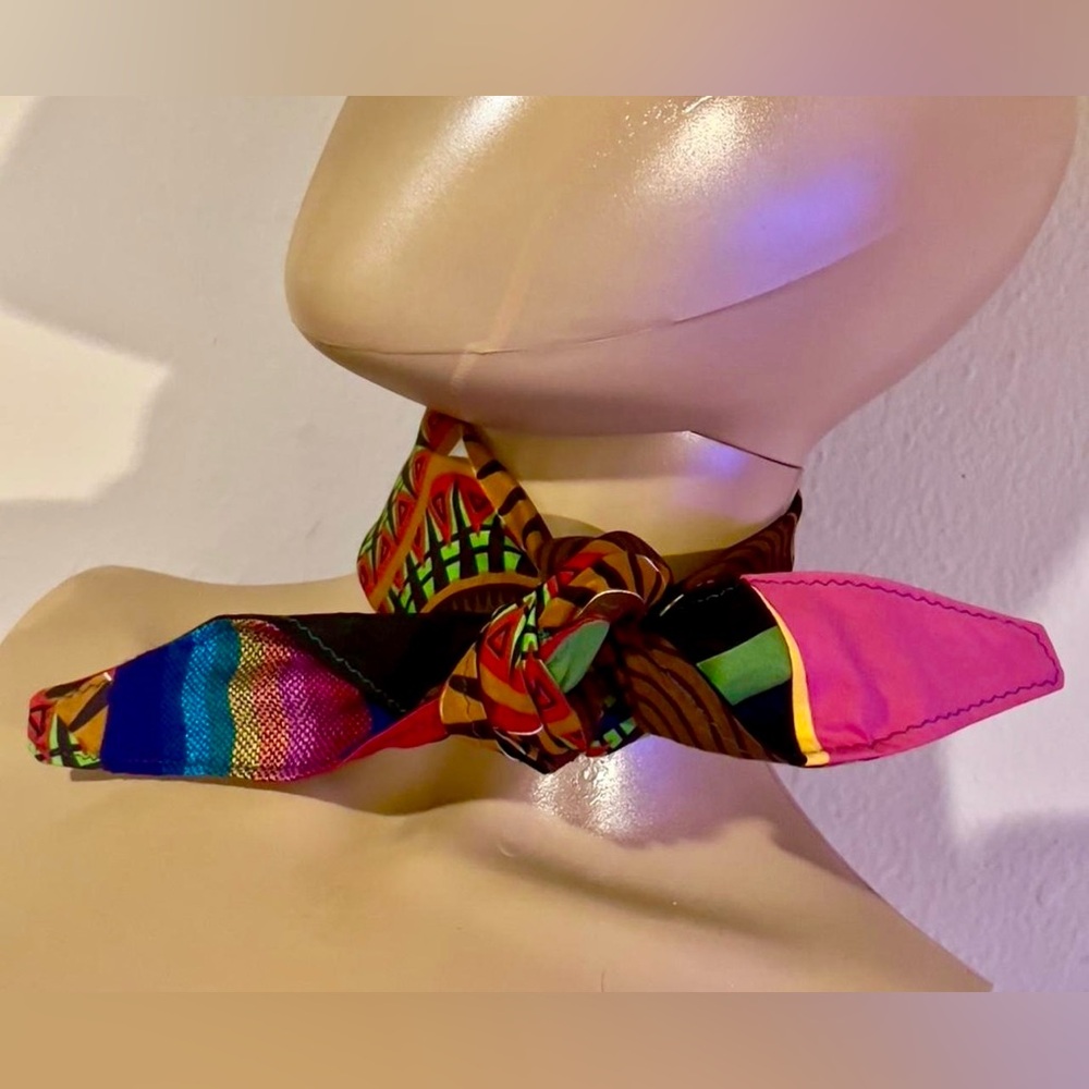 Colorful Patterned Bandana - Picture 3 of 3